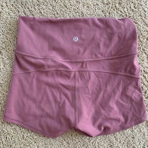 pink in movement lululemon shorts